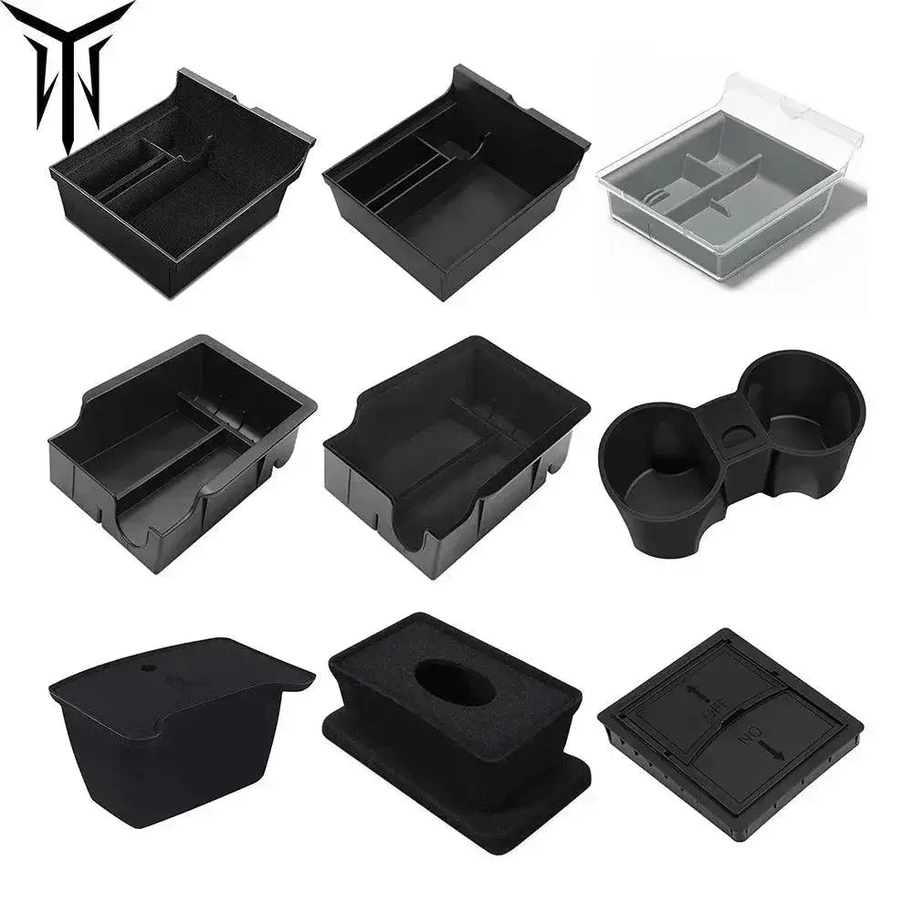 Tesla Model Y Model 3 Armrest Storage Box Organizer