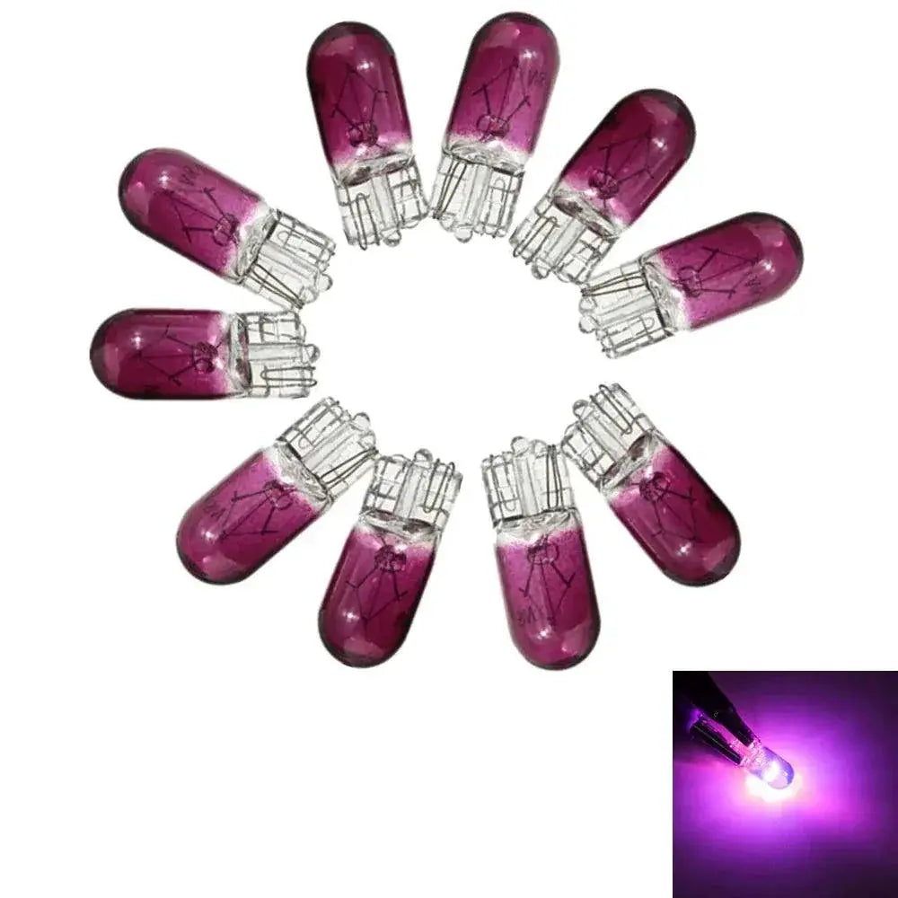 10 Pack T10 Halogen White Bulbs 12V Car Lamp Kit Upgrade
