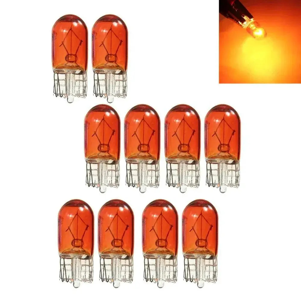 10 Pack T10 Halogen White Bulbs 12V Car Lamp Kit Upgrade