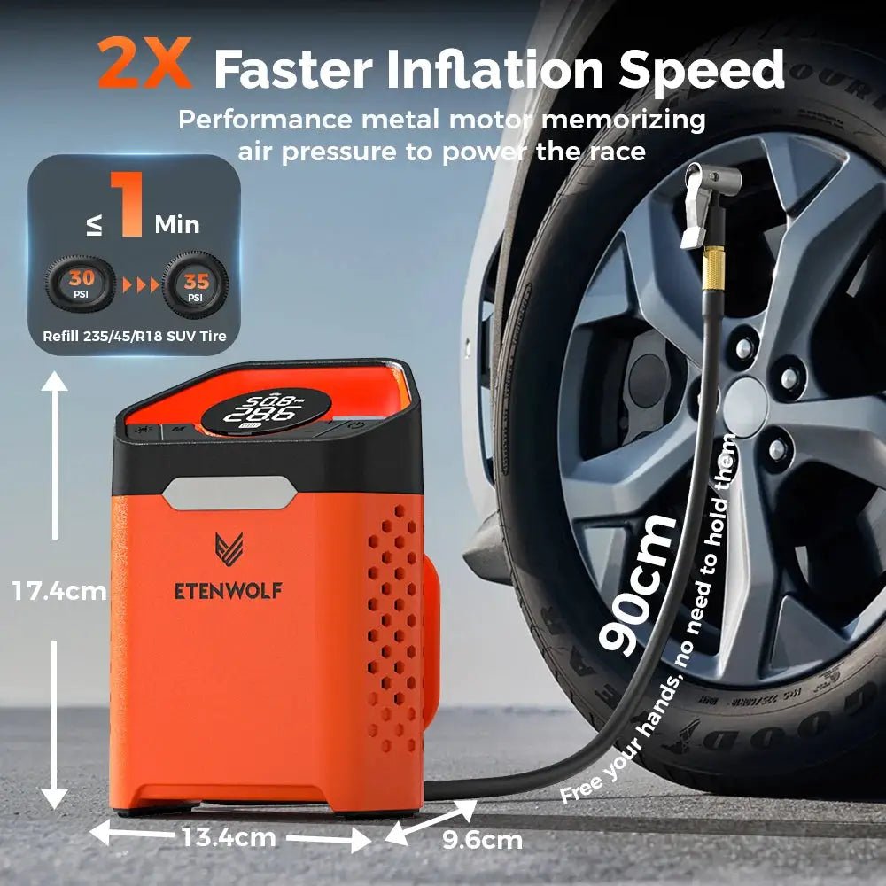 Car Tire Inflator for Quick Inflation