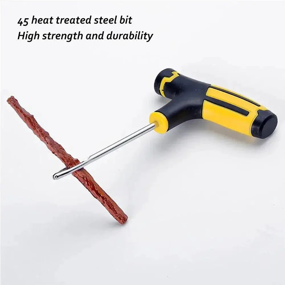 Car Tire Repair Kit With Studding Tools For Tubeless Tires