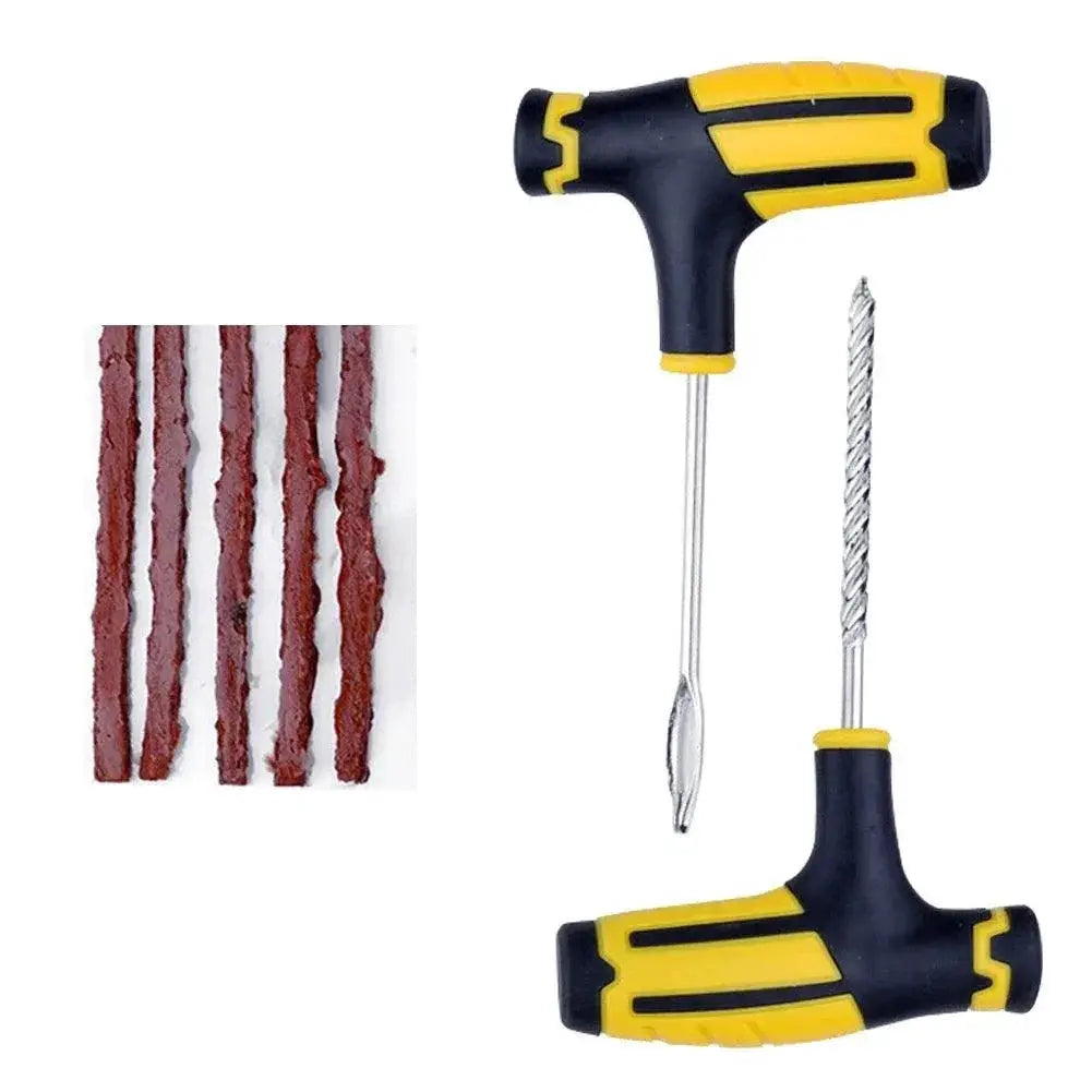 Car Tire Repair Kit With Studding Tools For Tubeless Tires