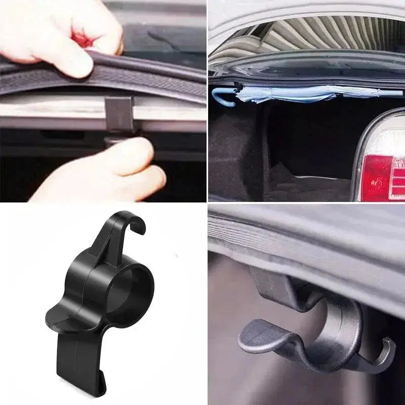 Car Trunk Hook Umbrella Mount And Towel Organizer Elite