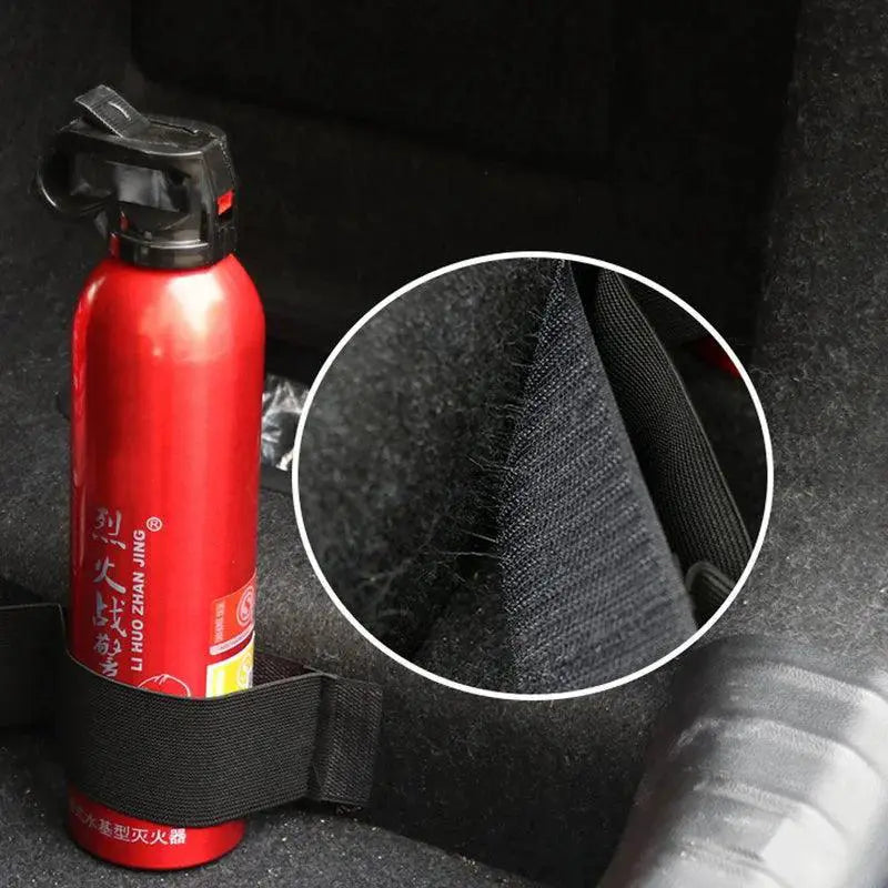 Car Trunk Organizer Belt Secure Fire Extinguisher Strap
