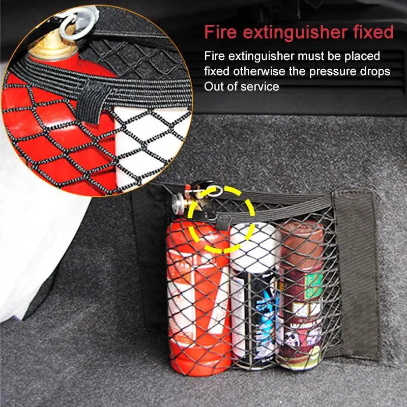 Car Trunk Storage Bag Universal Auto Organizer Elastic Mesh