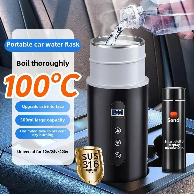 Car USB Heated Bottle for Daily Commute