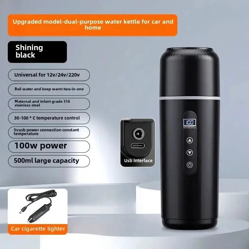 Car USB Heated Bottle for Daily Commute