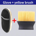 Car Wash Gloves - Plush Wool Cleaning Brush for Vehicles