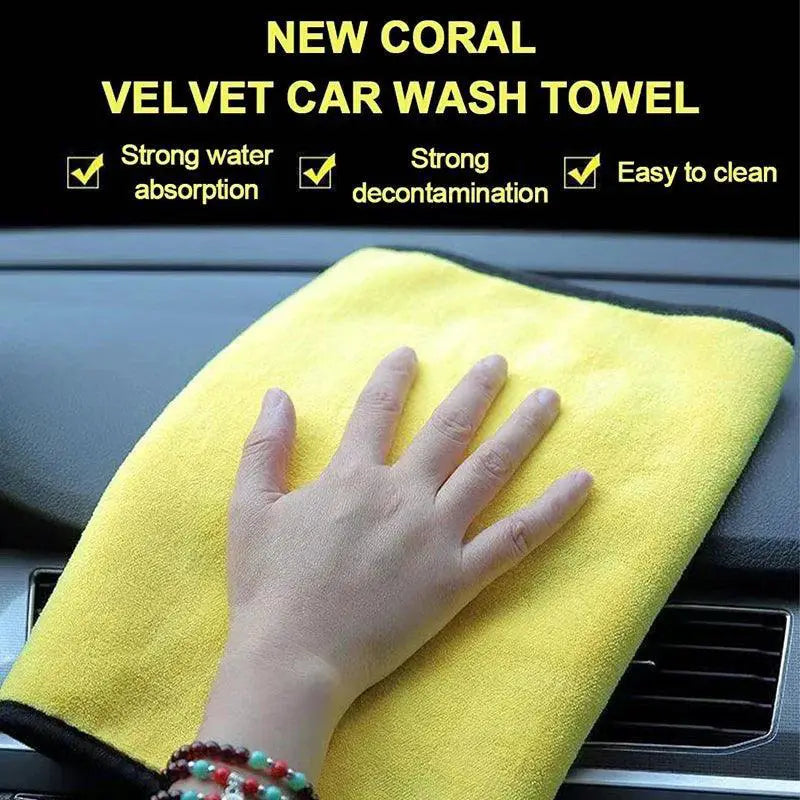 Car Wash Towel High Absorption Microfiber Cleaning Cloth