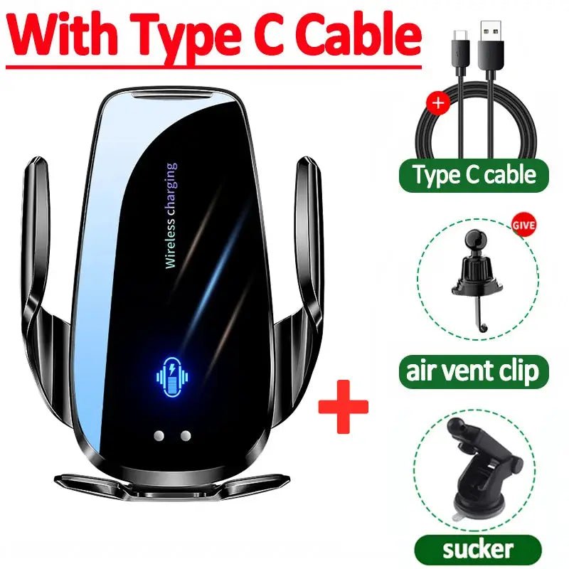 Car Wireless Charger Mount Hands Free