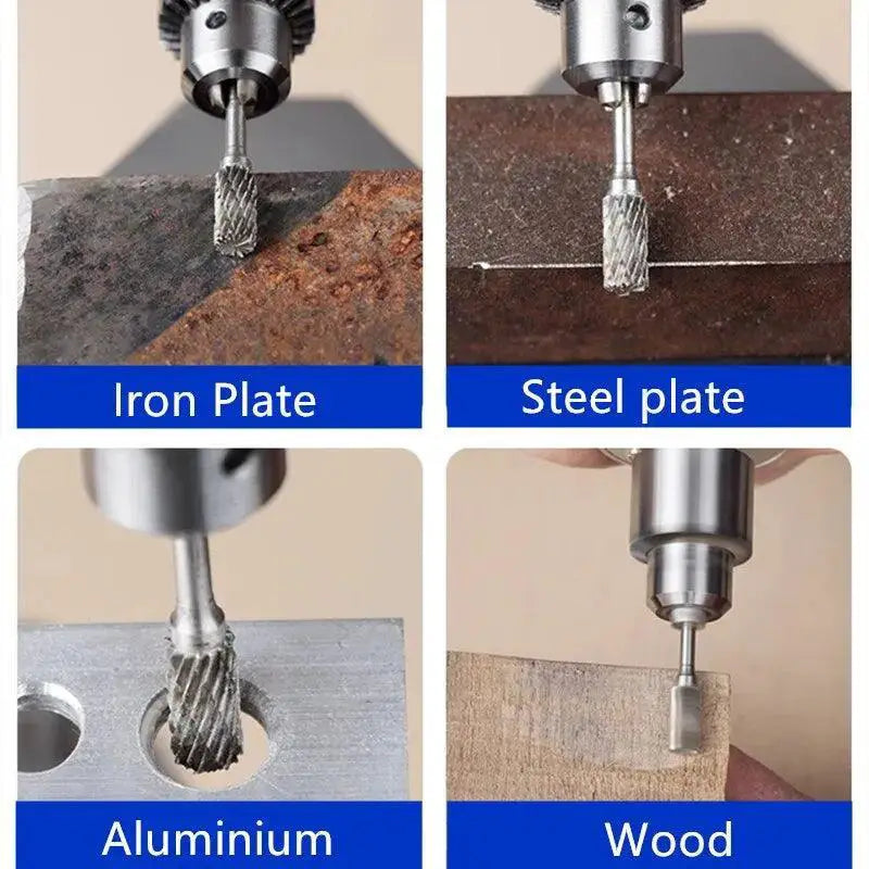 Carbide Burr Set Tungsten Steel Rotary File For Woodworking