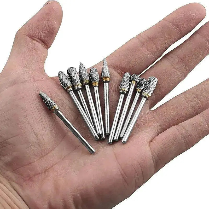 Carbide Burr Set Tungsten Steel Rotary File For Woodworking