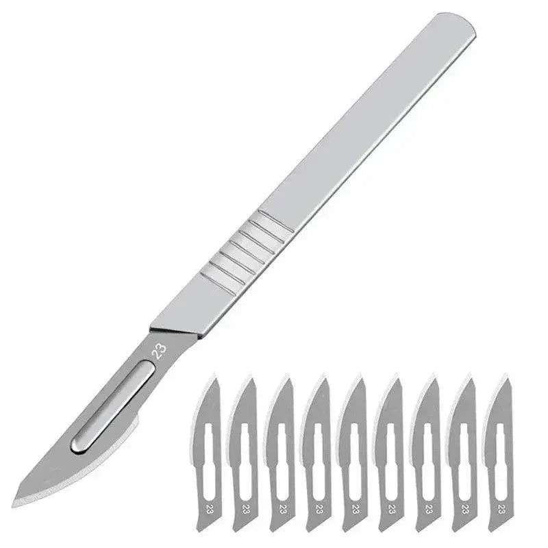 Carbon Steel Carving Scalpel Kit With Blades And Handle DIY