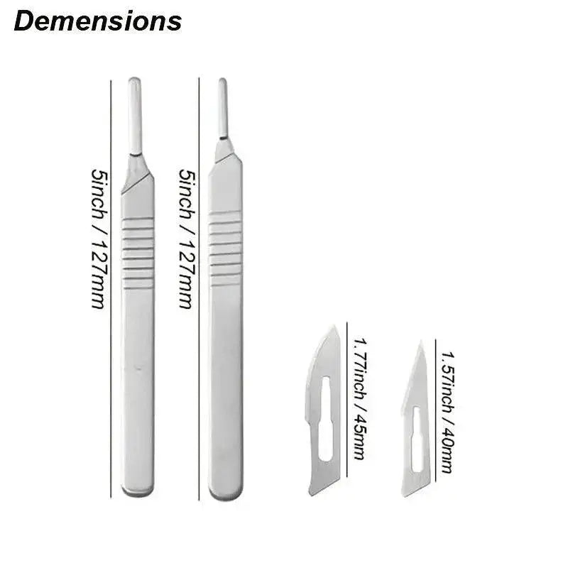 Carbon Steel Surgical Scalpel Set for Precision Cutting