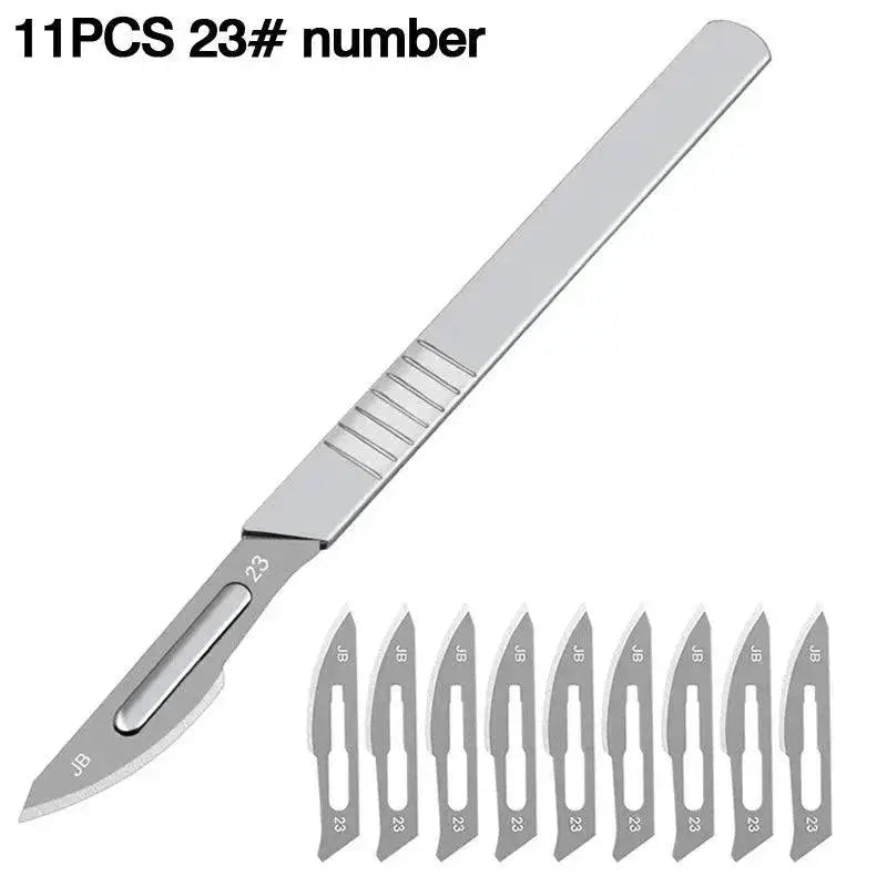 Carbon Steel Surgical Scalpel Set for Precision Cutting