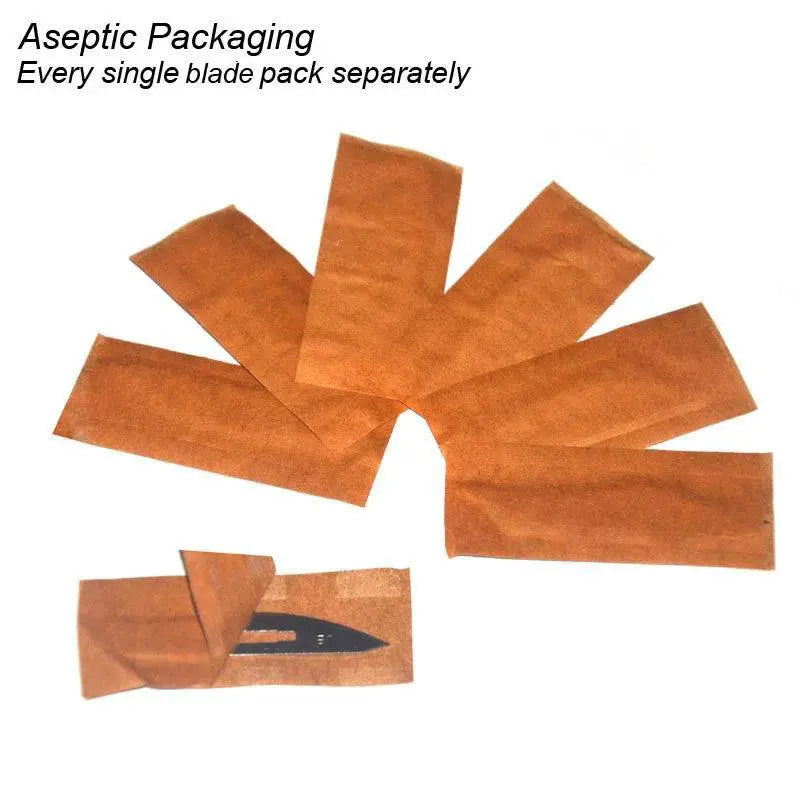 Carbon Steel Surgical Scalpel Set for Precision Cutting