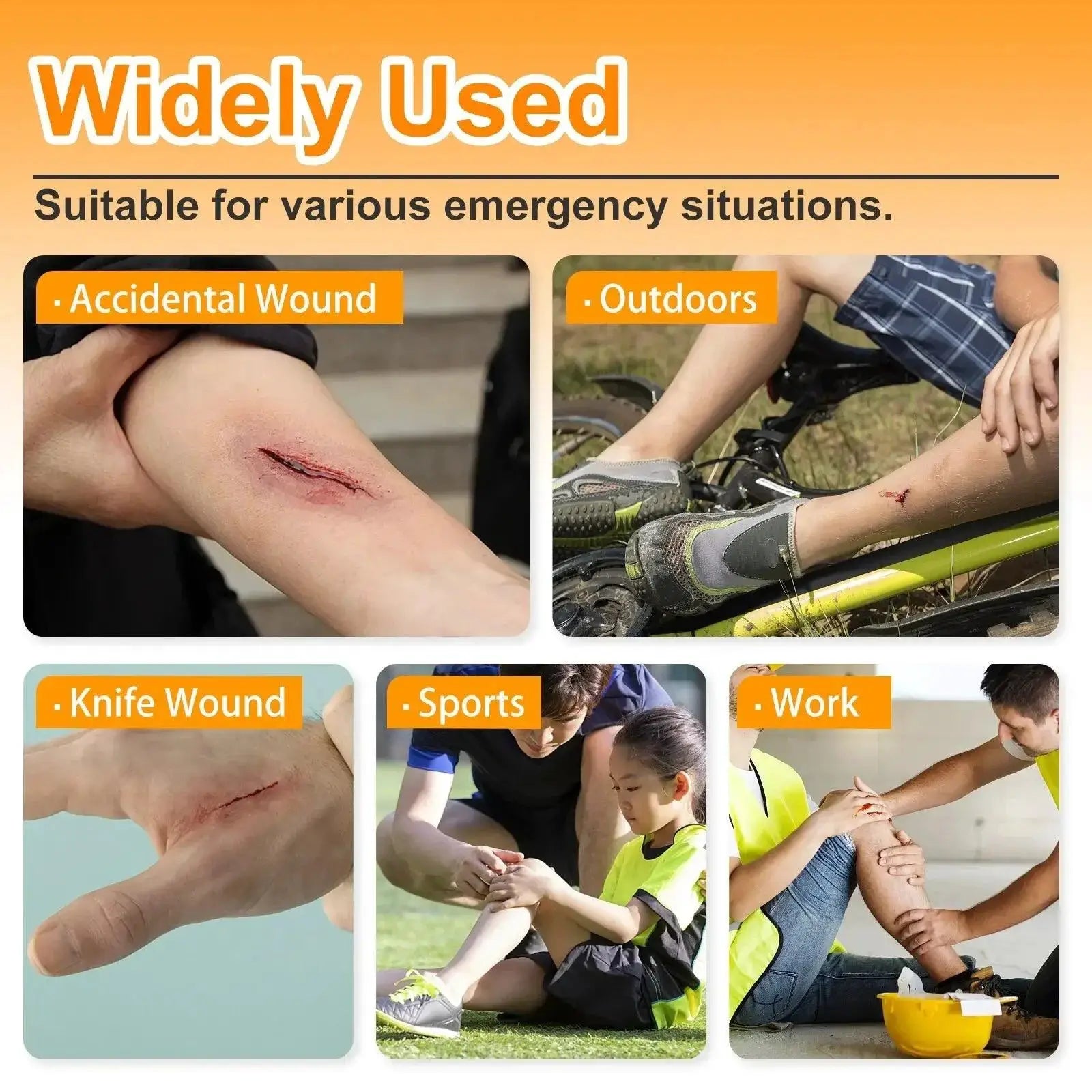 Carbou Quick Healing Zip Sutures And Butterfly Bandaids Kit