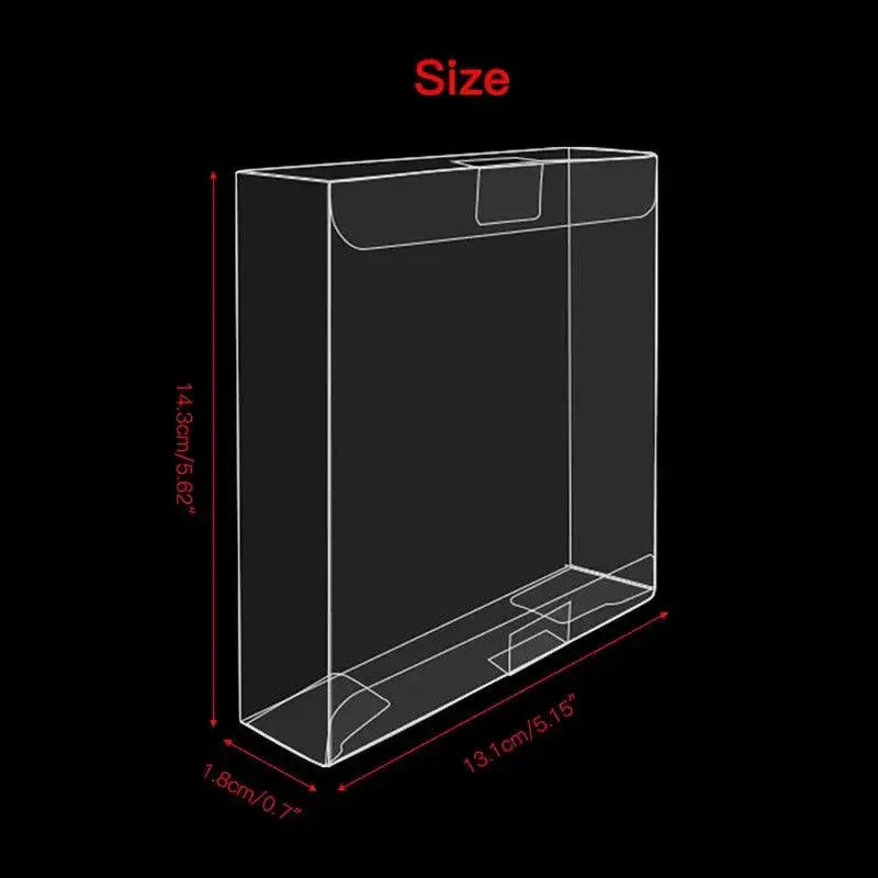 PS1 Card Cartridge Clear Display Storage Box Protectors
