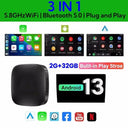 CarLink CarPlay AI BoxX 2025 - Wireless CarPlay Android Auto And Android TV Apps