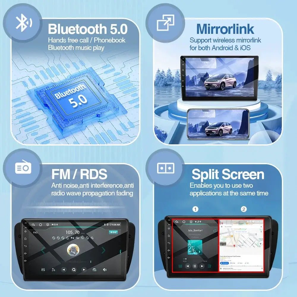 CarPlay Android Radio Upgrade for Ibiza