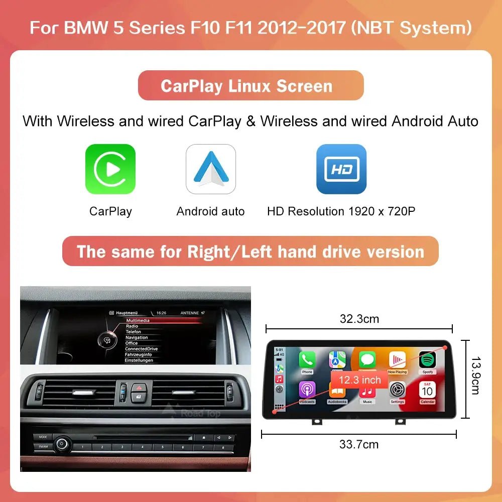 CarPlay Upgrade for BMW 5 Series