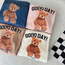 Cartoon Bear Pet Shirt for Dogs Chic Design Vibrant Colors