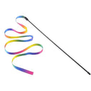 Cartoon Cat Toy Stick Feather Rod Bell Teaser Interactive Cat Supplies