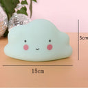 Cartoon LED Moon and Star Night Light Kids Safe Lamp Gift