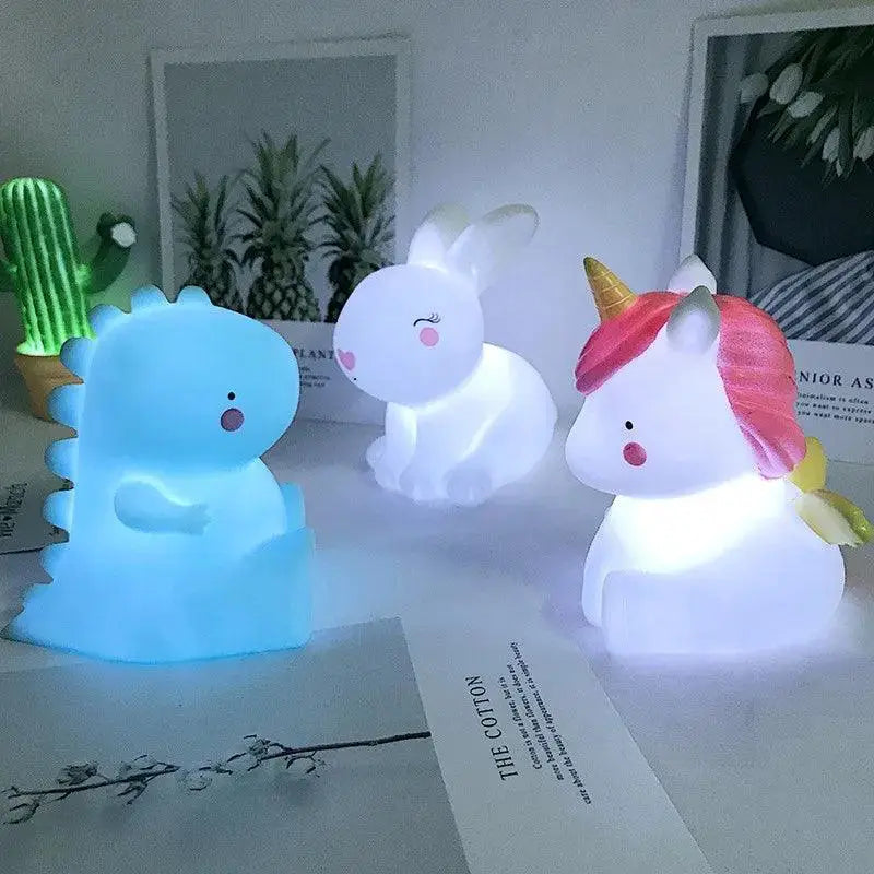 Cartoon Moon and Star LED Night Light Safe Gift for Kids