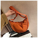 Casual Canvas Hobo Crossbody Bag For Women With Shoulder Tote Purse Everyday Bag