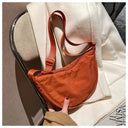 Casual Canvas Hobo Crossbody Bag For Women With Shoulder Tote Purse Everyday Bag