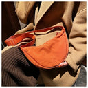 Casual Canvas Hobo Crossbody Bag For Women With Shoulder Tote Purse Everyday Bag