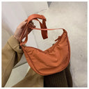 Casual Canvas Hobo Crossbody Bag For Women With Shoulder Tote Purse Everyday Bag