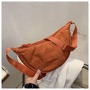 Casual Canvas Hobo Crossbody Bag For Women With Shoulder Tote Purse Everyday Bag