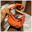Casual Canvas Hobo Crossbody Bag For Women With Shoulder Tote Purse Everyday Bag