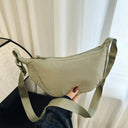 Casual Canvas Hobo Crossbody Bag For Women With Shoulder Tote Purse Everyday Bag