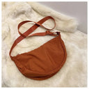 Casual Canvas Hobo Crossbody Bag For Women With Shoulder Tote Purse Everyday Bag