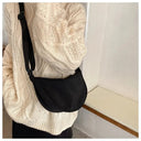 Casual Canvas Hobo Crossbody Bag For Women With Shoulder Tote Purse Everyday Bag