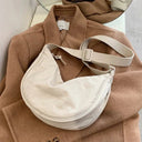 Casual Canvas Hobo Crossbody Bag For Women With Shoulder Tote Purse Everyday Bag
