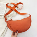 Casual Canvas Hobo Crossbody Bag For Women With Shoulder Tote Purse Everyday Bag