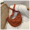 Casual Canvas Hobo Crossbody Bag For Women With Shoulder Tote Purse Everyday Bag