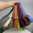 Casual Canvas Hobo Crossbody Bag For Women With Shoulder Tote Purse Everyday Bag