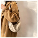 Casual Canvas Hobo Crossbody Bag For Women With Shoulder Tote Purse Everyday Bag