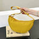 Casual Canvas Hobo Crossbody Bag For Women With Shoulder Tote Purse Everyday Bag
