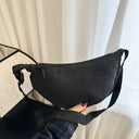 Casual Canvas Hobo Crossbody Bag For Women With Shoulder Tote Purse Everyday Bag