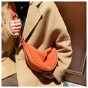 Casual Canvas Hobo Crossbody Bag For Women With Shoulder Tote Purse Everyday Bag