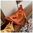 Casual Canvas Hobo Crossbody Bag For Women With Shoulder Tote Purse Everyday Bag