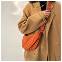 Casual Canvas Hobo Crossbody Bag For Women With Shoulder Tote Purse Everyday Bag