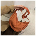 Casual Canvas Hobo Crossbody Bag For Women With Shoulder Tote Purse Everyday Bag