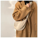 Casual Canvas Hobo Crossbody Bag For Women With Shoulder Tote Purse Everyday Bag